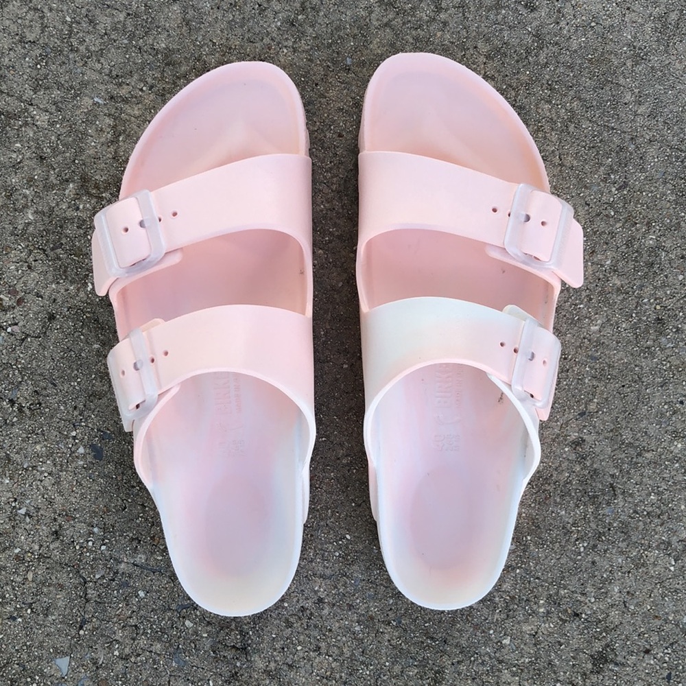 Birkenstock Light Pink Rubber Sandals